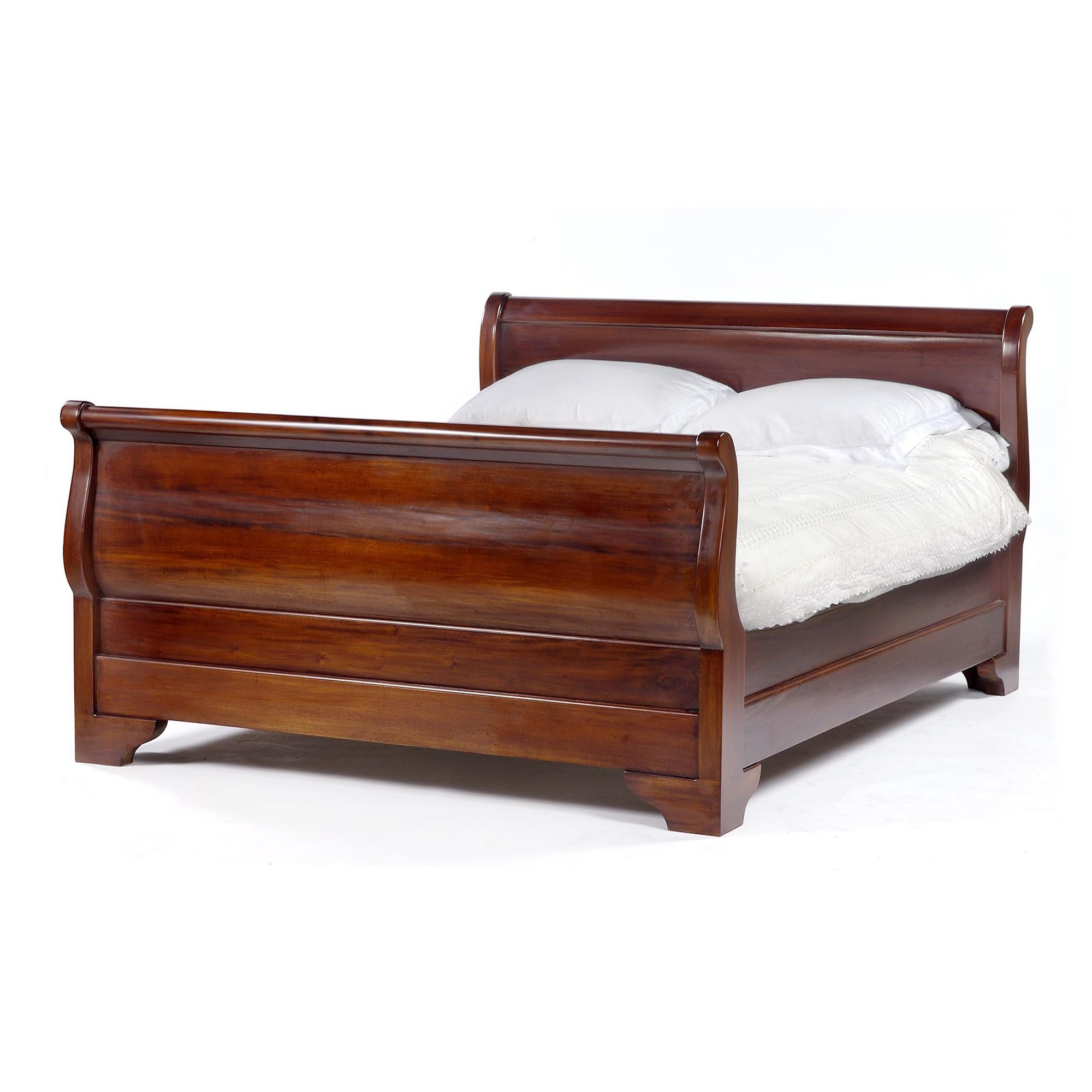 Anderson Bradshaw High-Back Sleigh Bed Frame - Double at Tesco Direct
