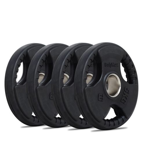 Image of Bodymax Olympic Rubber Radial Weight Plates - 4 X 5kg