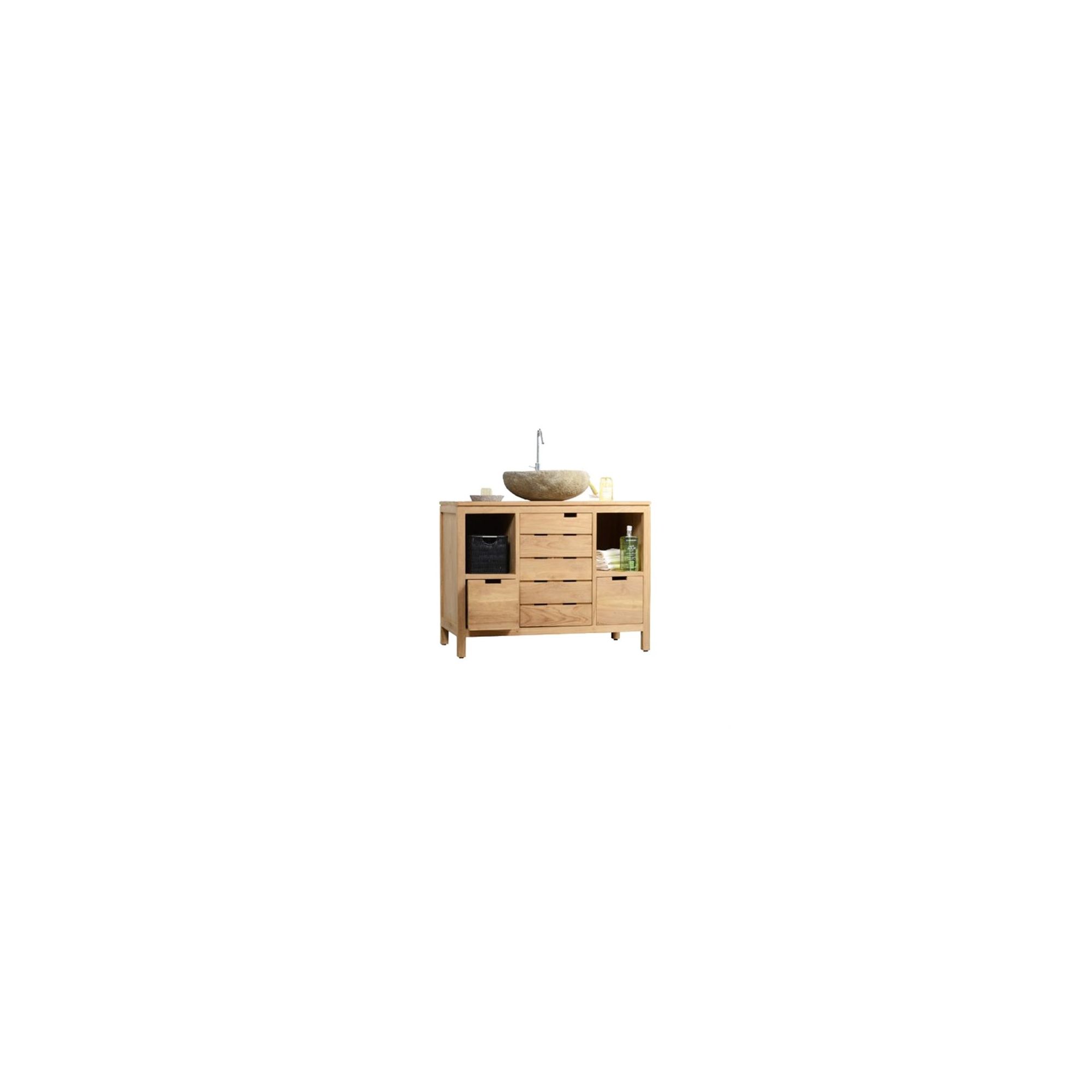 Tikamoon Serena Solo Teak Vanity Cabinet at Tesco Direct