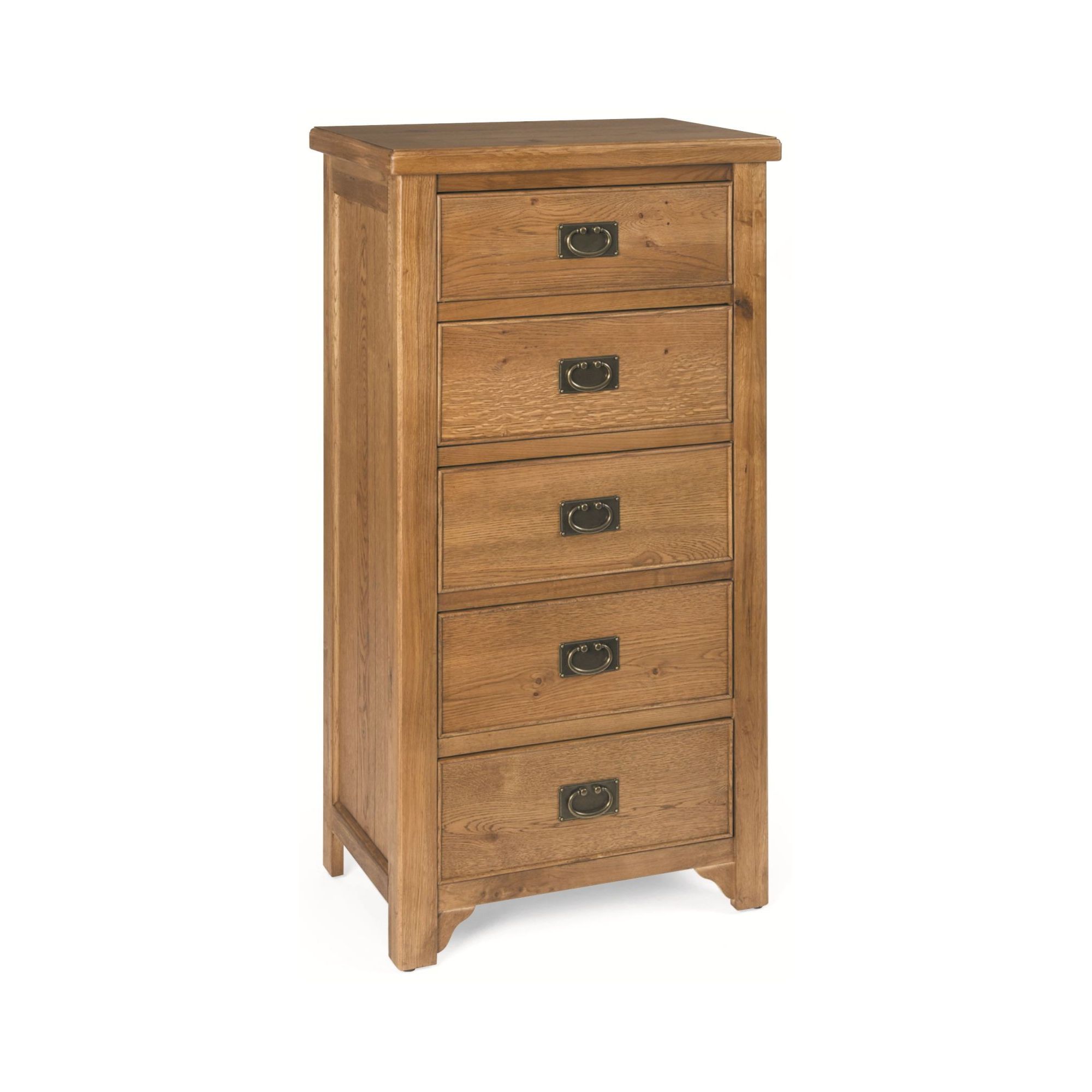 Kelburn Furniture Marino Rustic Oak 5 Wellington Chest at Tesco Direct
