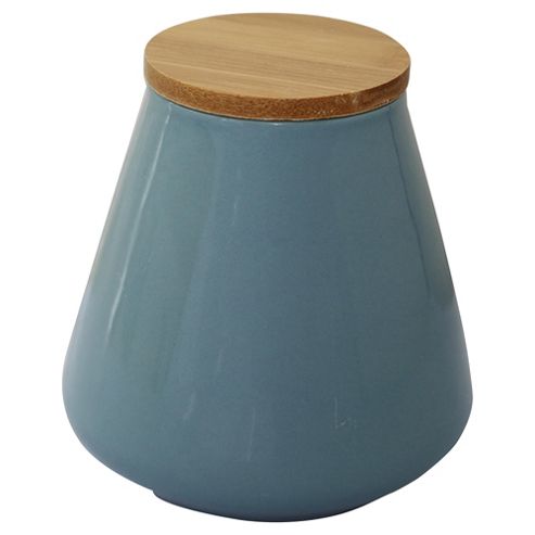 Image of Retro Storage Canister, Blue, Medium