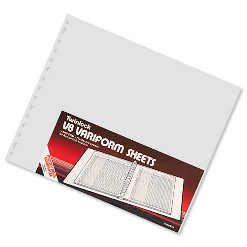 Image of Twinlock V8 Variform 14 Column Cash 75 Sheets Ref 75984