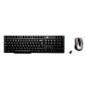 V7 CK2A0 Wireless Combo Keyboard (Black) and Optical Mouse (Silver/Black) - UK CBID:1659265