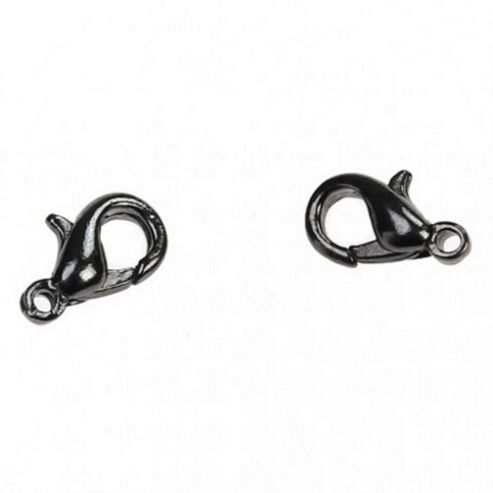 Image of Lobster Clasp - Black 10mm - 10 Pack