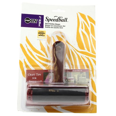 Image of Pop-in Hard Rubber Brayer - 4"