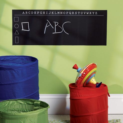 Image of Abc Children's Chalkboard Wall Sticker