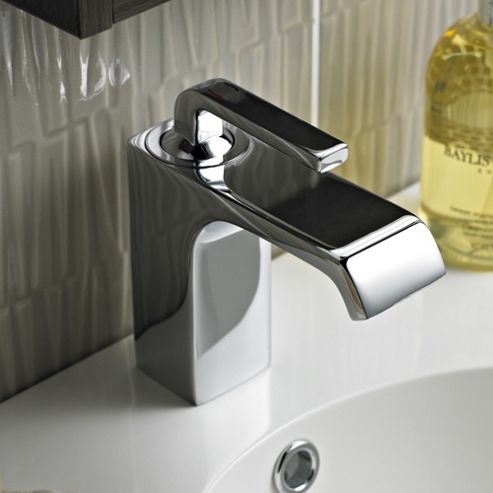 Image of Hudson Reed Carma Mono Basin Mixer Without Waste In Chrome