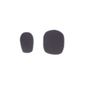 Small Ball Type Slimline Microphone Mic Foam Windshield