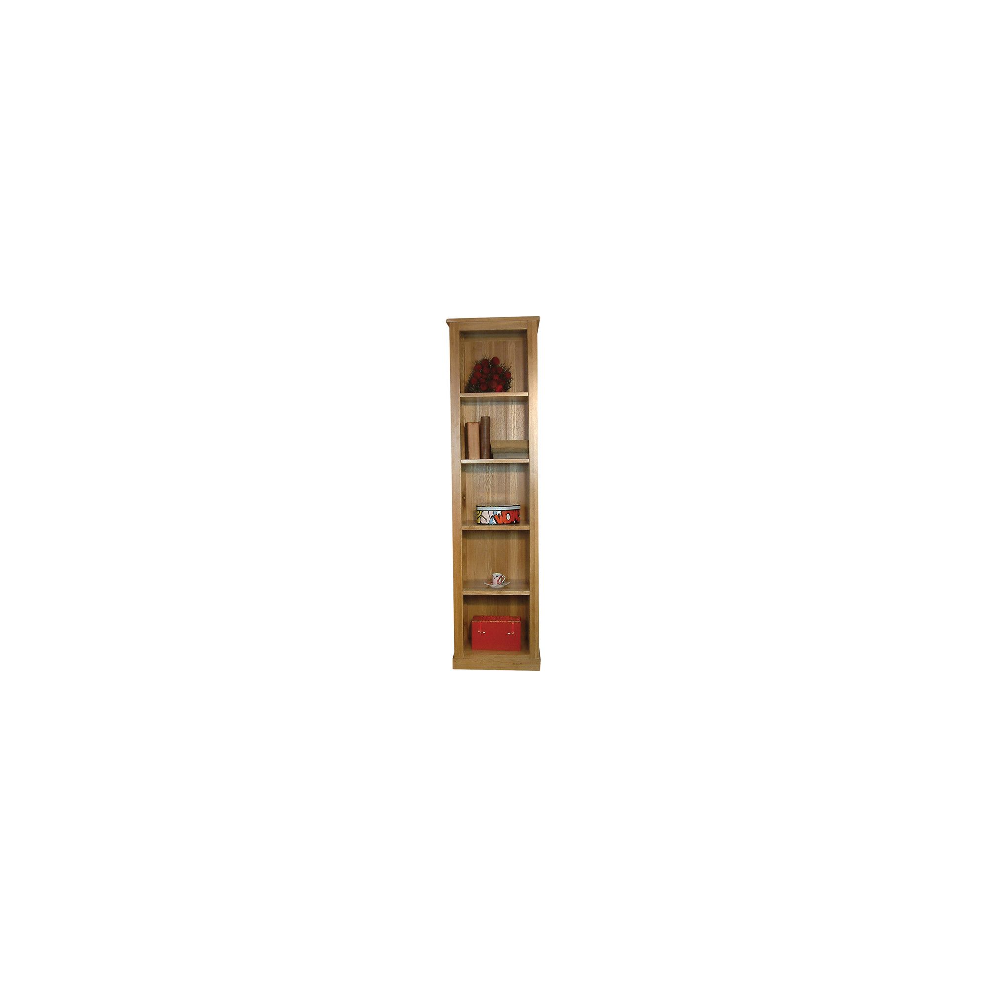 Baumhaus Mobel Oak Narrow Bookcase at Tesco Direct