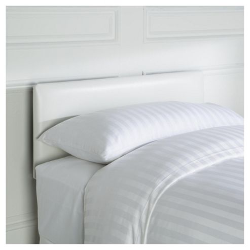 Image of Mittal Headboard White Faux Leather Single