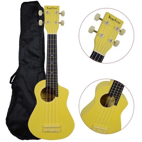 Image of Bugs Gear Ukulele With Bag - Yellow