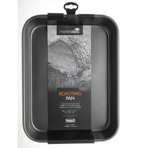 Image of Masterclass Non-stick Roasting Pan 34cm X 26cm