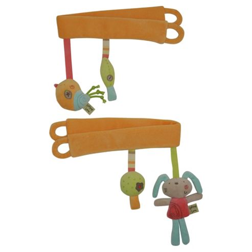 Image of Lollipop Lane Pumpkin & Popsicle Toy Tie Backs