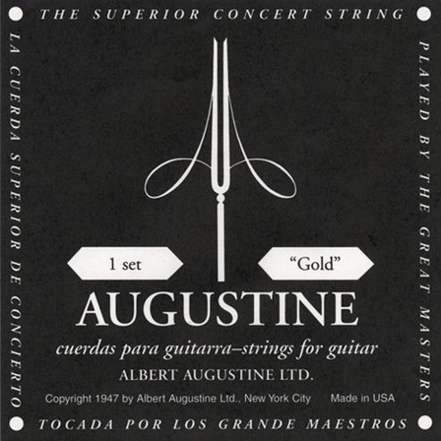 Image of Augustine Classical Guitar String Set - Black