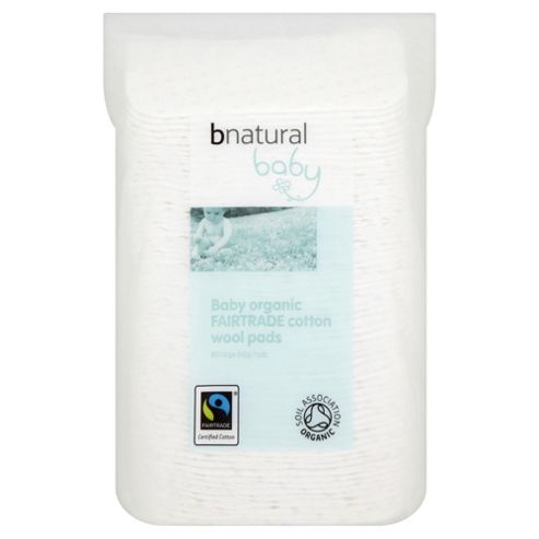 Image of Tesco Organic Fairtrade Large Baby Pads 60