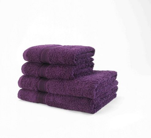 Image of Decotex Mirage Bath Mat - Plum