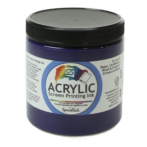 Image of Speedball Acrylic Screen Printing Ink - Violet 236ml