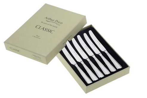 Image of Arthur Price Classic Bead Set Of 6 Tea Knives