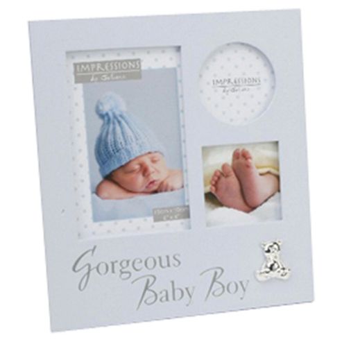 Image of Baby Boy Collage Photo Frame, Blue