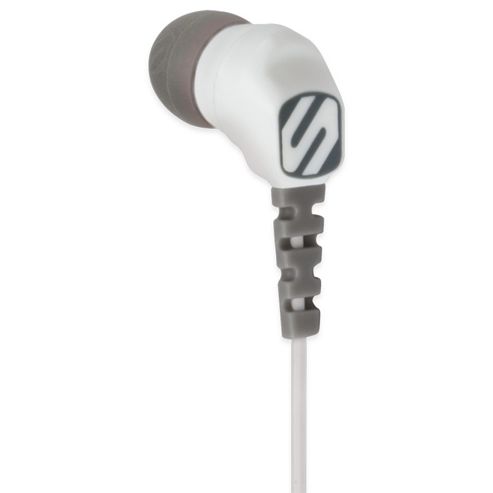 Image of Scosche Thudbuds Sport Earbuds (white/grey)