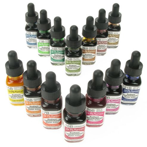 Image of Dr. Ph. Martin's Radiant Concentrated Watercolours - Set B
