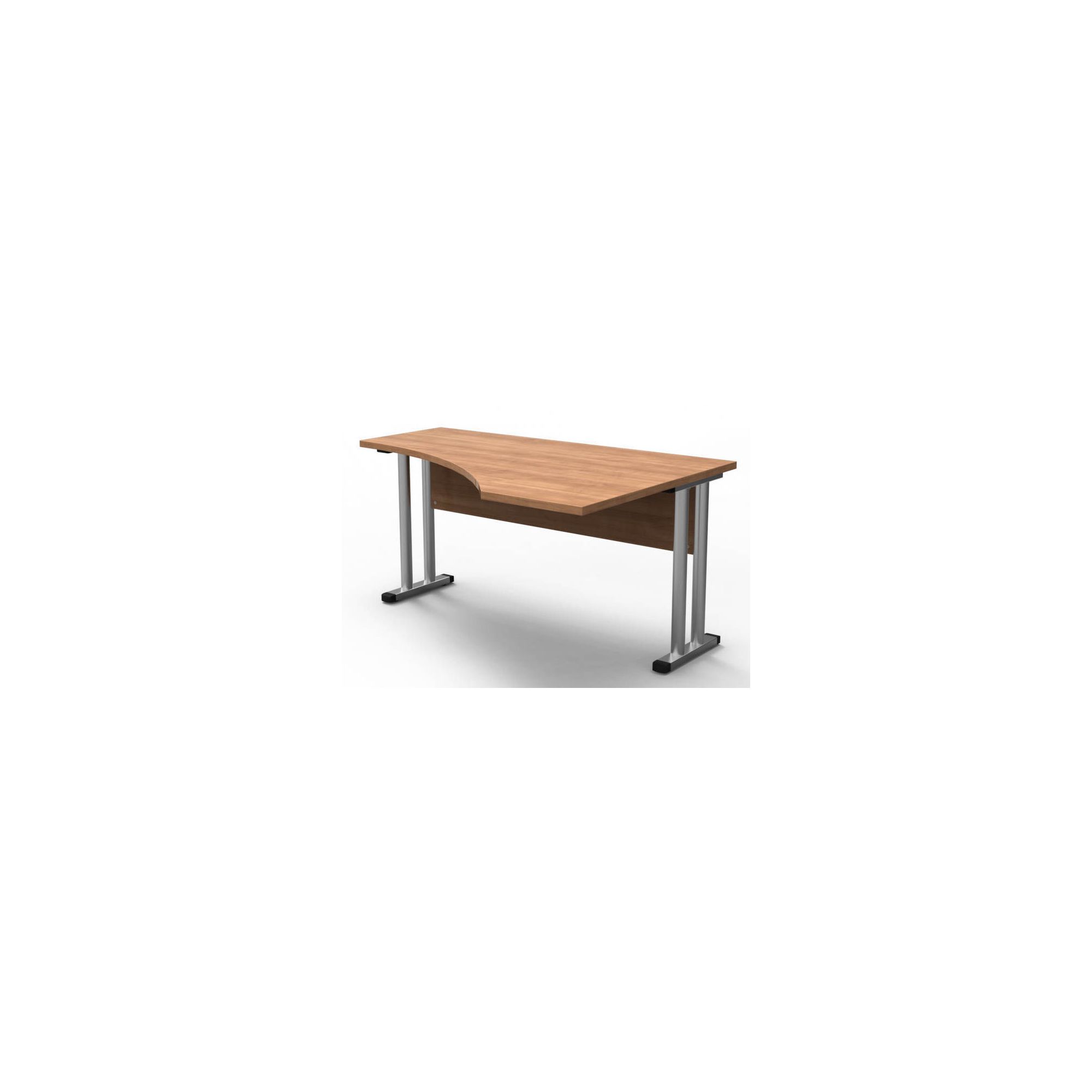 Modal Perfect 150cm Wave Desk in Warm Cherry at Tesco Direct