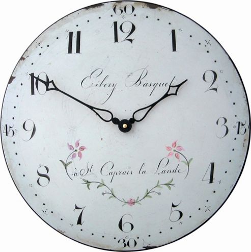 Image of Roger Lascelles Clocks Delicate French Antique Dial Wall Clock