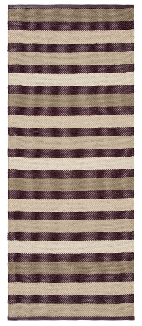 Image of Swedy Baia Brown Rug - Runner 60 Cm X 180 Cm (2 Ft X 5 Ft 11 In)