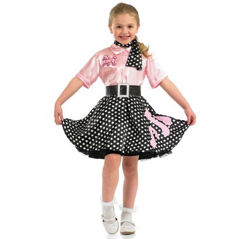 Image of Rock'n'roll Girl - Child Costume 6-7 Years