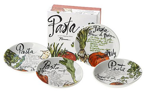 Image of Rosanna Pasta Italiana Design 10cm Dipping Bowls, Set Of 4