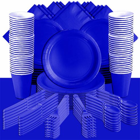 Image of Bright Royal Blue Party Pack For 100