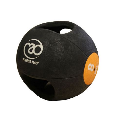 Image of Fitness-mad 8kg Double Grip Medicine Ball