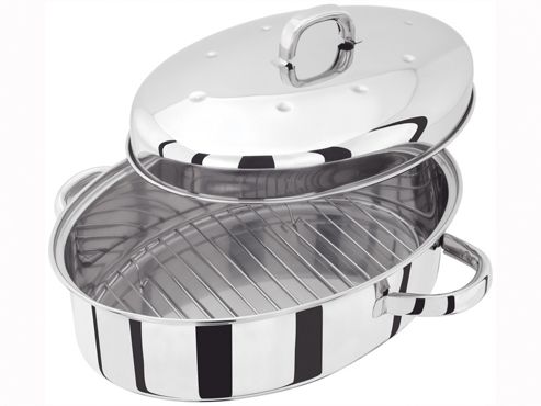 Image of Judge Tc120 Oval Roaster S/s 32cm