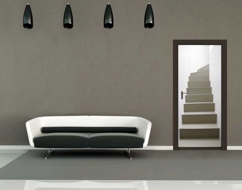 Image of 1wall Turning Staircase Door Mural