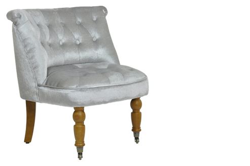 Image of Ashley Occasional Chair Grey Velvet