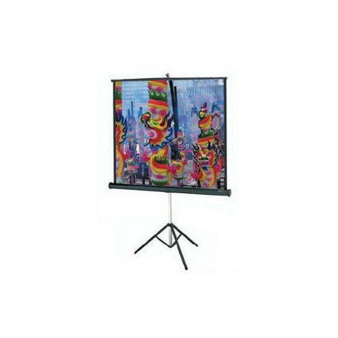 Image of Da-lite Versatol Portable Tripod Screen Square Format - White, 50 X 50 Inch