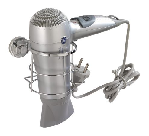 Image of Wenko Bovino Power-loc Hair Dryer Holder