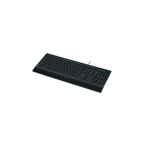 Image of Logitech K280e Corded Keyboard (black) - Uk Layout