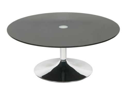 Image of Levv Coffee Table - Black Glass