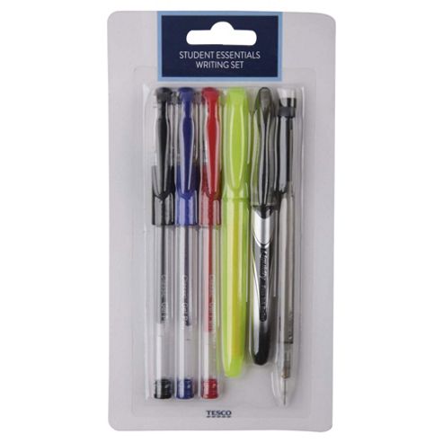 Image of Tesco Student Essentials Writing Pack