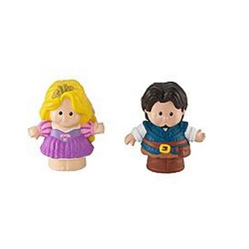 Image of Fisher-price Little People Disney Rapunzel And Flynn Toy, 2-pack