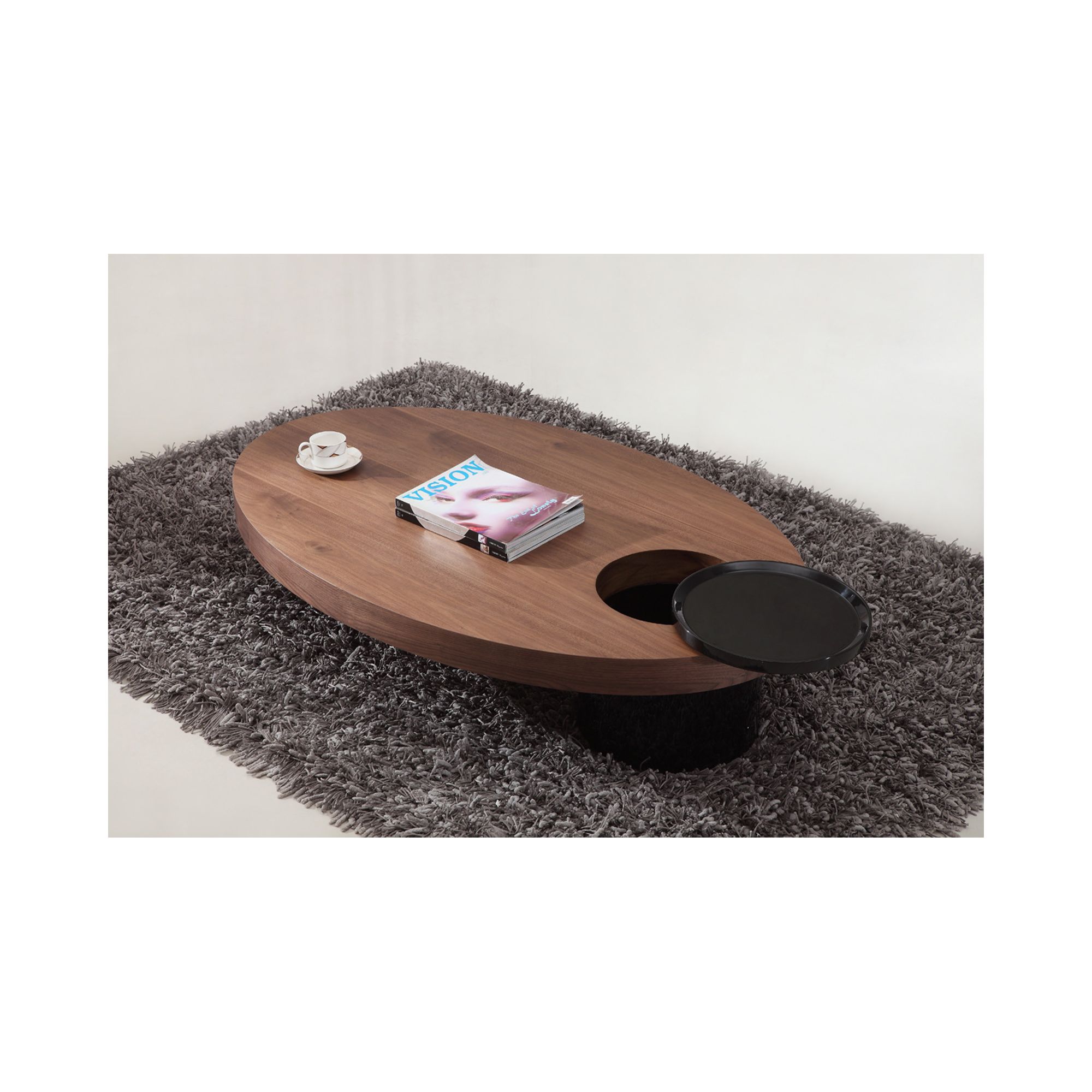 Giomani Designs Rocco Oval Coffee Table at Tesco Direct