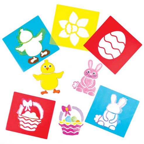 Image of Easter Stencils (pack Of 6)