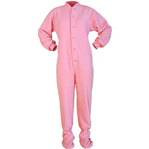 Image of All In One Fleece Snuggle Suits - fleece (extra Small) - Pink