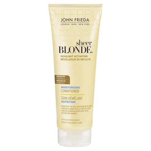 Image of John Frieda Sheer Blonde Moisturising Conditioner For Lighter Blonde 250ml
