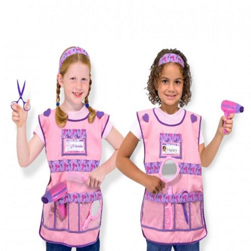 Image of Melissa & Doug Hairdresser Dress Up Costume Set
