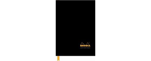 Image of Rhodia Business Book A4 Casebound Hard Back 192 Pages Black 119230c