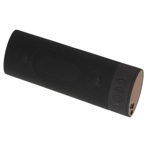 Image of Kitsound Boombar Portable Bluetooth Speaker Black And Rose Gold