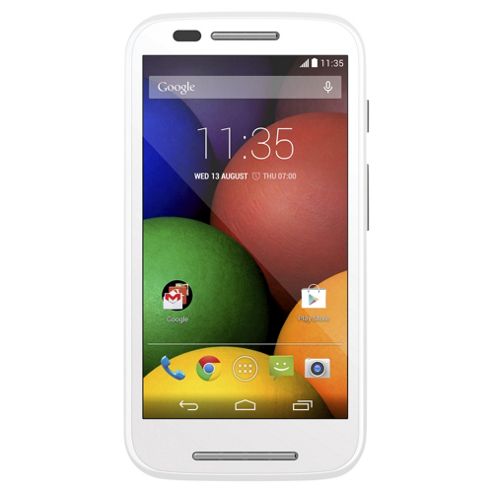 Image of Tesco Mobile Motorola Moto E--- White
