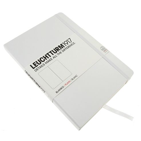 Image of Leuchtturm 1917 Medium Notebook Plain White